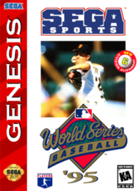 World Series Baseball 95 Sega Genesis  box art